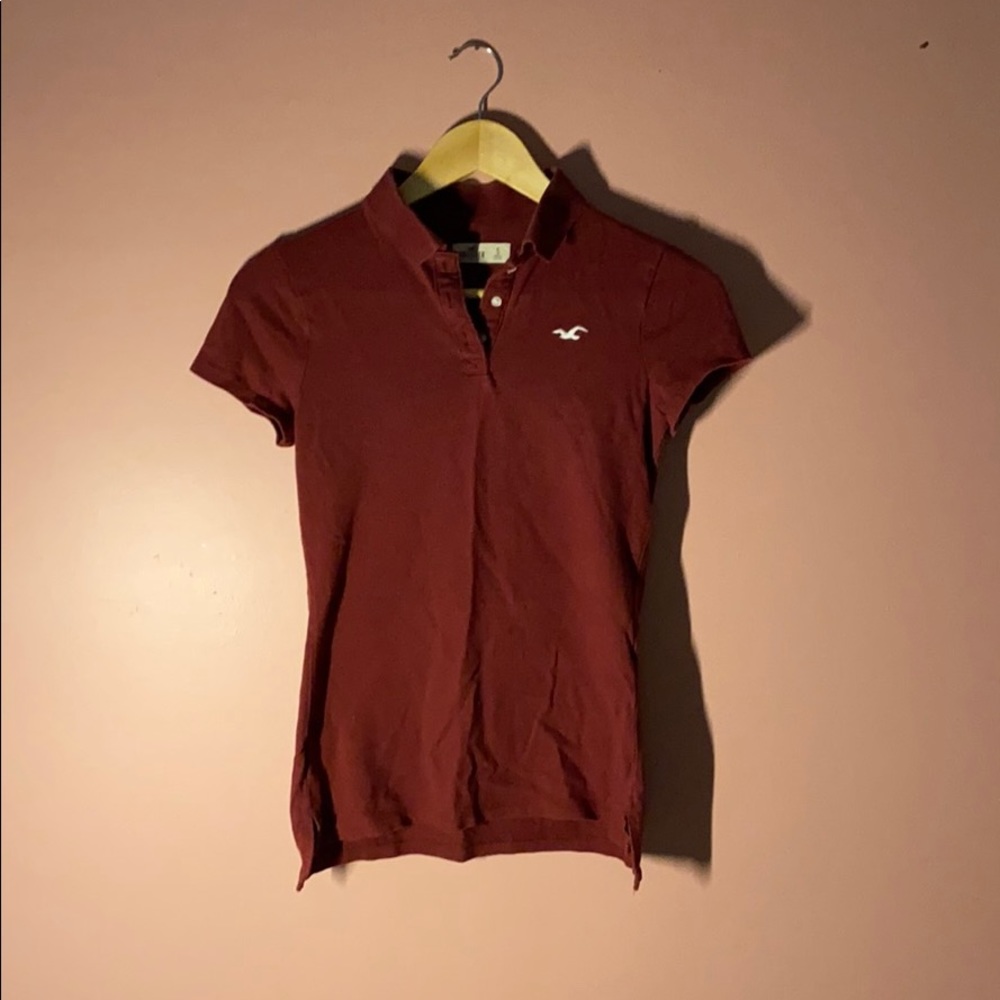 Maroon polo